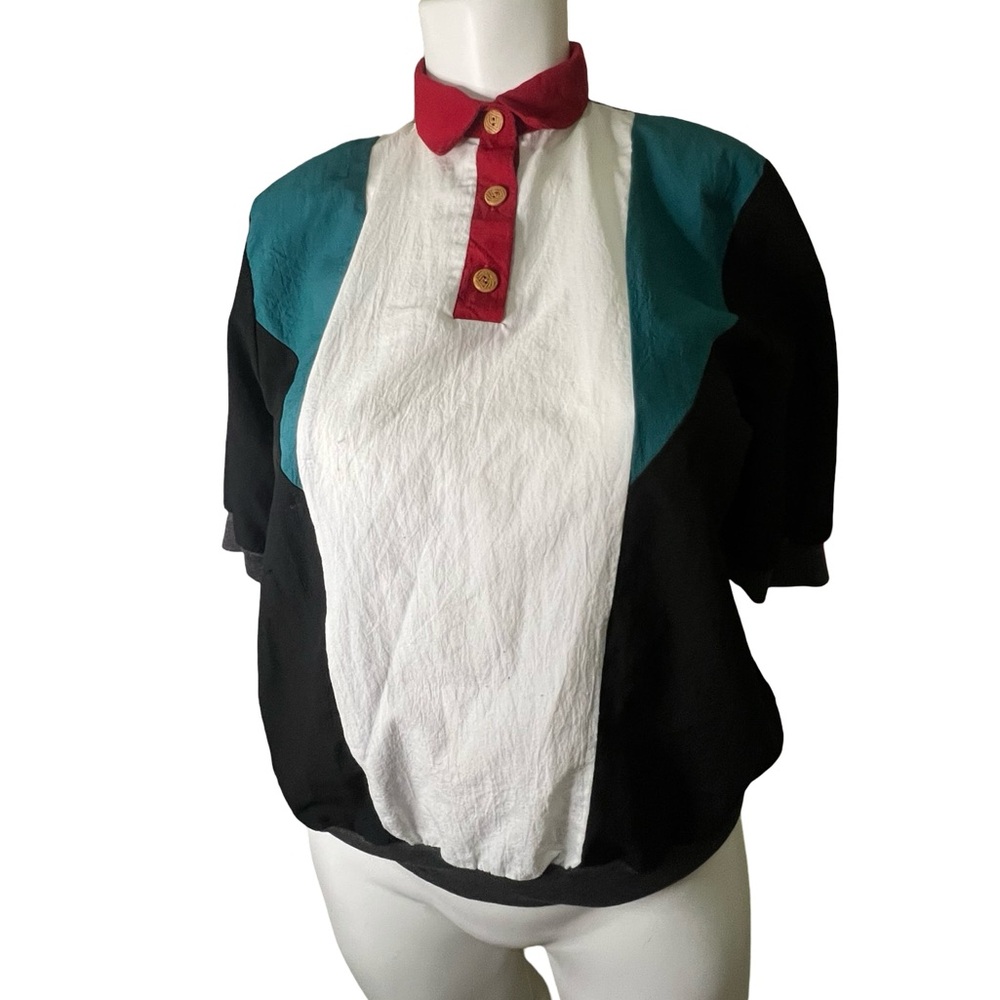 Vintage 90s Colorblock Polo